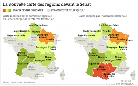 Territoriale hervorming: 15 regio’s in plaats van 13