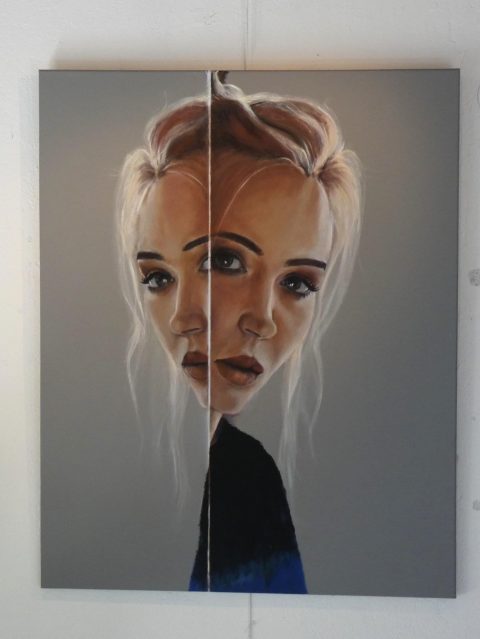 Marianne van Nunen schildert abstract en figuratief in olie, acryl en aquarel