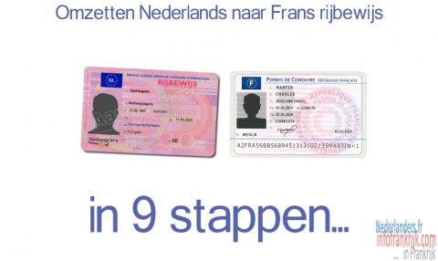 Omzetten Nederlands naar Frans rijbewijs